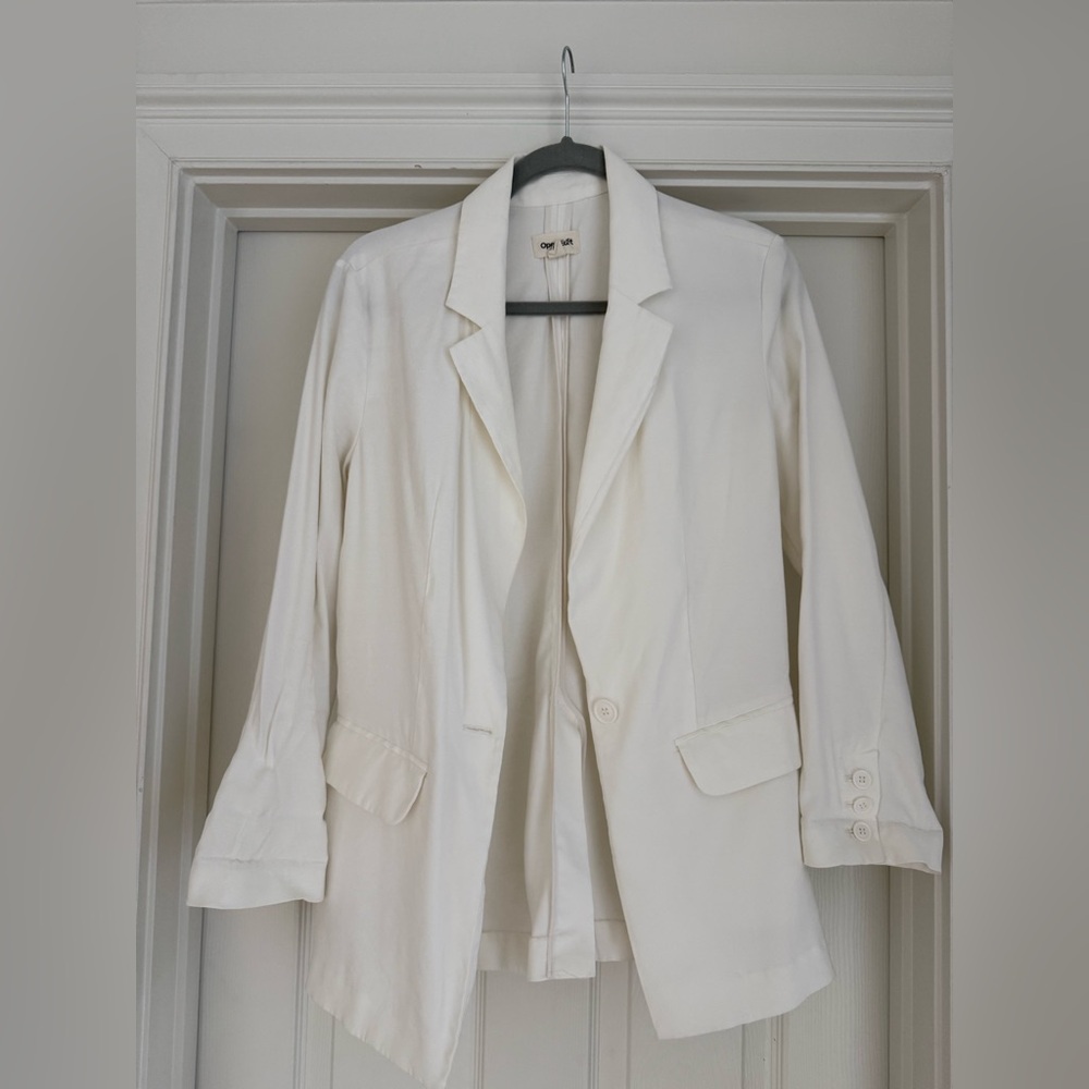 Off-White Elegant White Blazer